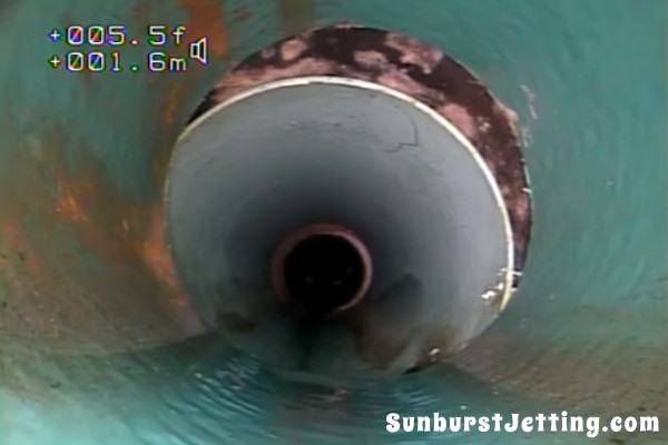 water line camera inspection